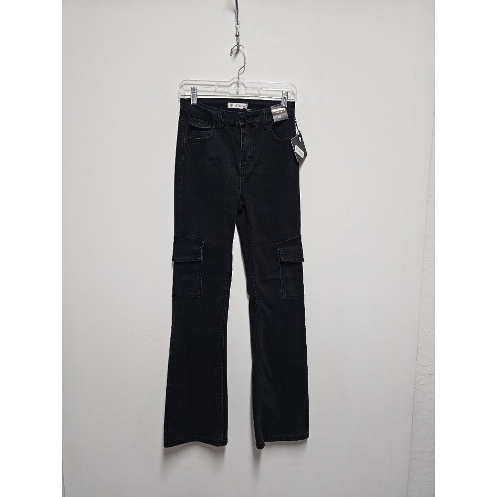 SimplYoung Cargo Curvy Push Up High Rise straight jeans Size 7